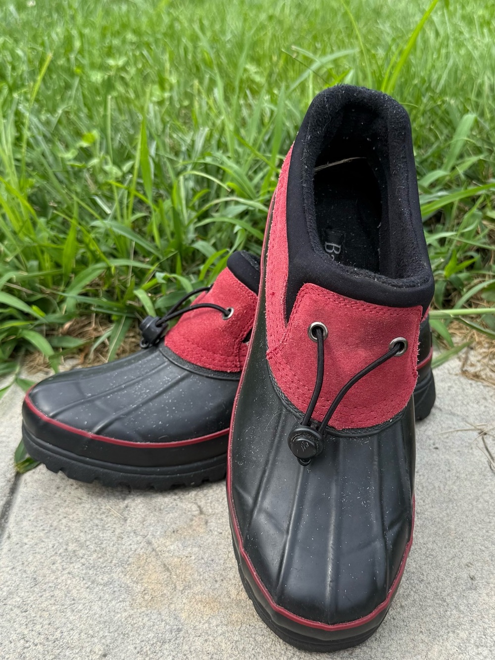 Men's Bass Anchorage Lace Up Ankle Duck Boots Shoes Size 11M.